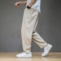 大码春夏男士直筒男裤子