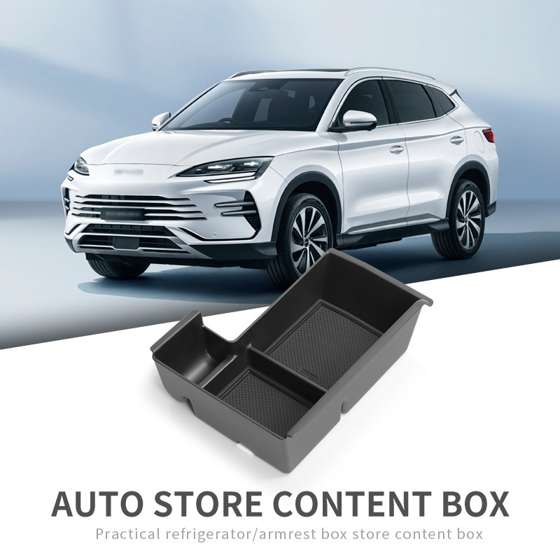 Suitable for 25 Song Plus Dmi/Sealion 6 Right-Hand Drive Armrest Box Storage Box Car Supplies Modification Accessories