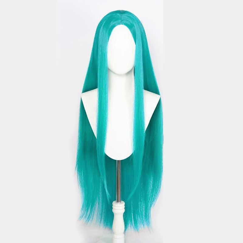 万能コスプレウィッグ、ミドルパートロングストレートヘア100cm、単色ヘアカバー、女装専用スタイリング、リアルウィッグセット卸売|undefined