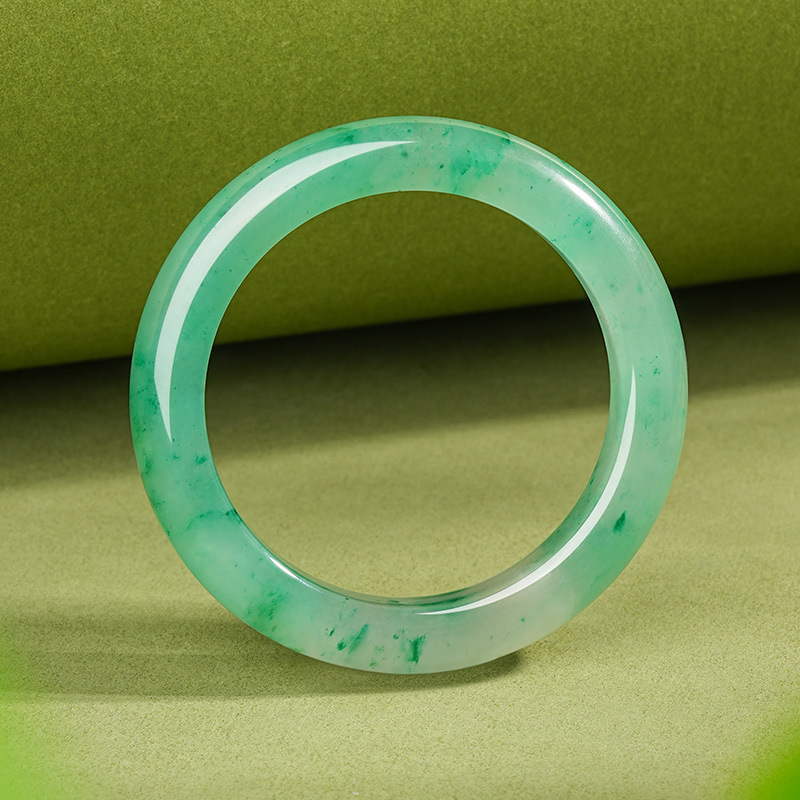 인기 판매 DULONG 옥 팔찌 옥 팔찌 플랫 스트립 플로팅 플라워 석영 옥 옥 옥 A 상품 저렴한 옥 팔찌 XIAOHONGSHU