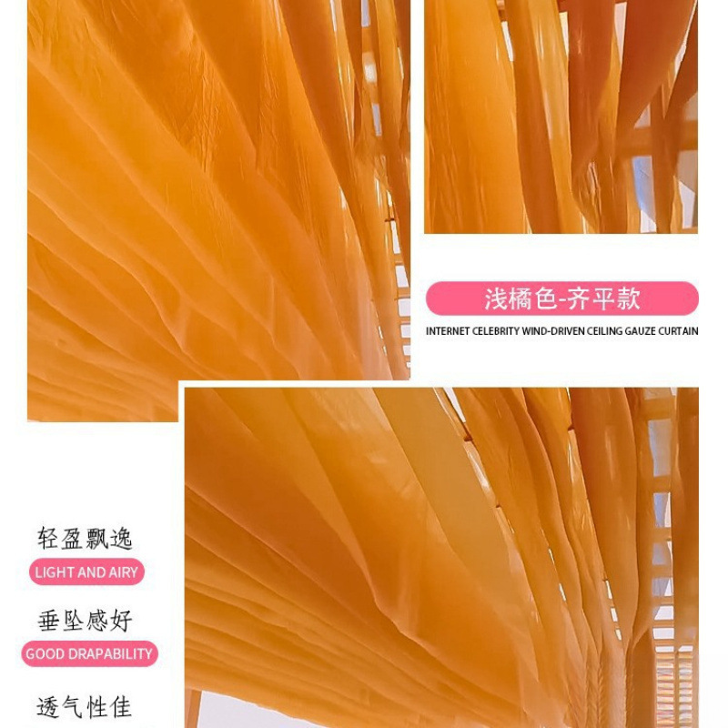 Red cortina de techo neumático cortina de techo restaurante decoración residencial hotel escénico al aire libre cortina de techo al por mayor