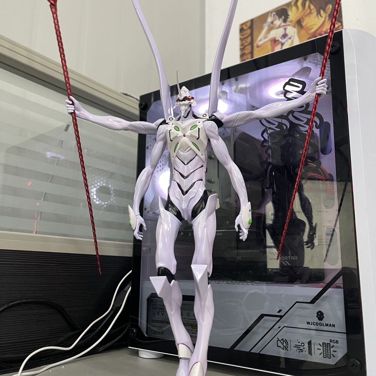 EVA新福音战士拟神暴走13号机十三号机朗基卡西乌斯螳螂手办摆件