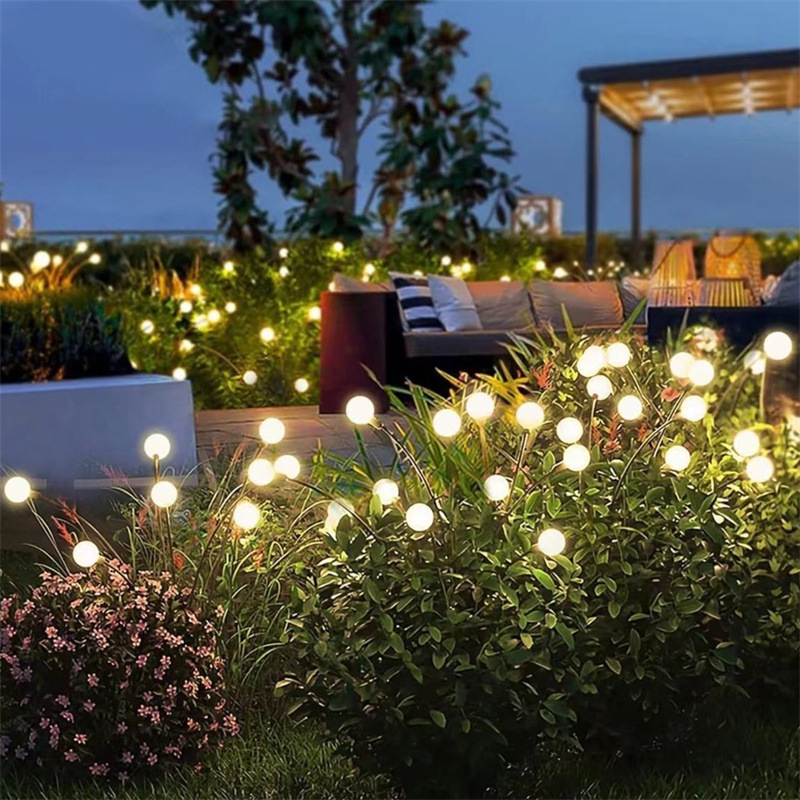 lámpara de luciérnagas solar, lámpara de luciérnagas de aire, lámpara de jardín