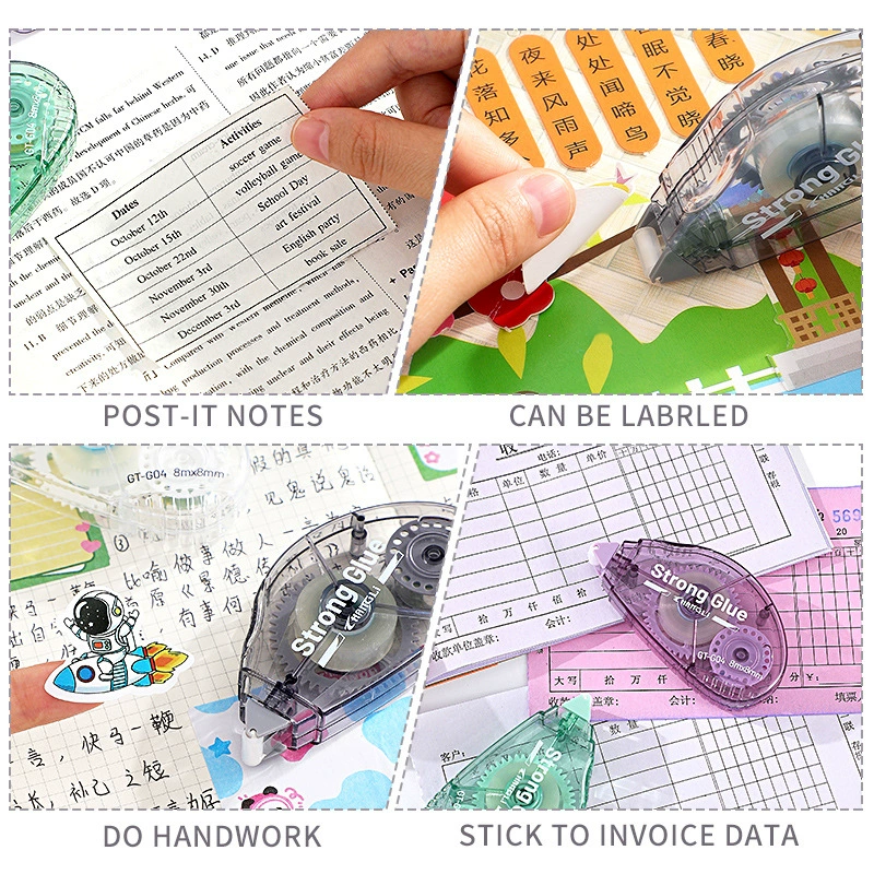 Transparent high quality capacious universal double-sided tape, (Cross-border trading), 8meter, wholesale