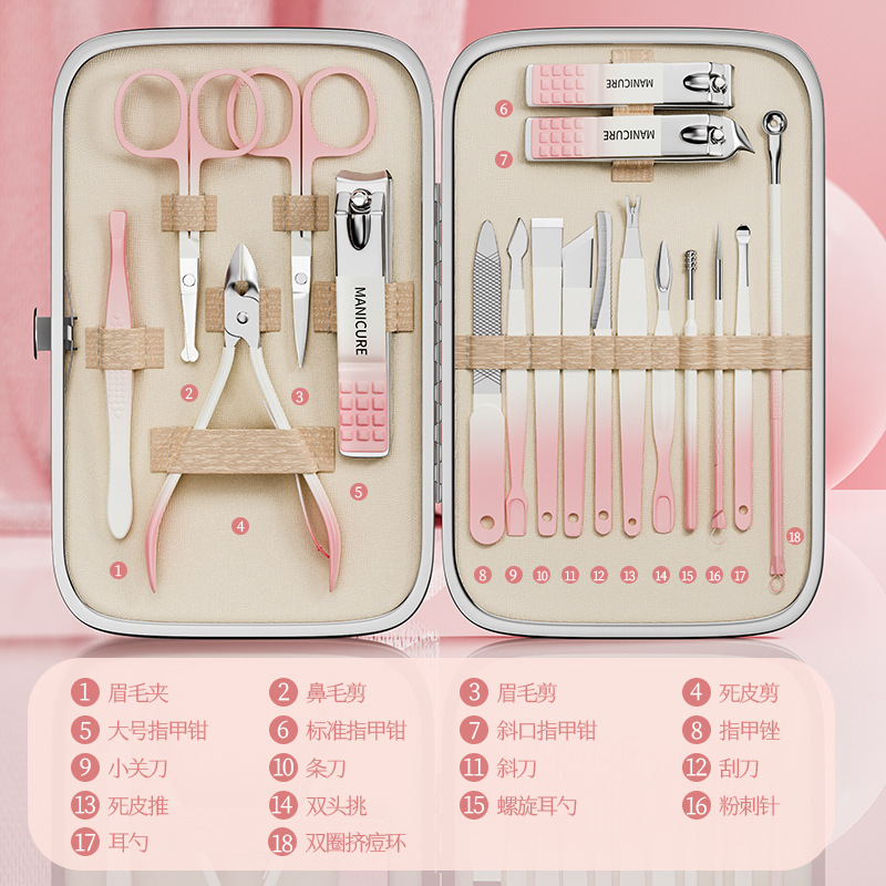 Cortadora de uñas, nuevo conjunto de cortadores de uñas inclinados, herramientas personalizadas para mujeres, cortadora de uñas doméstica única.