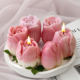 Tulip Candle Holder Candle Silicone Mould DIY Tulip Aromatherapy Enlargement Stone Gypsum Ornaments Hand Gift Grinding Tool