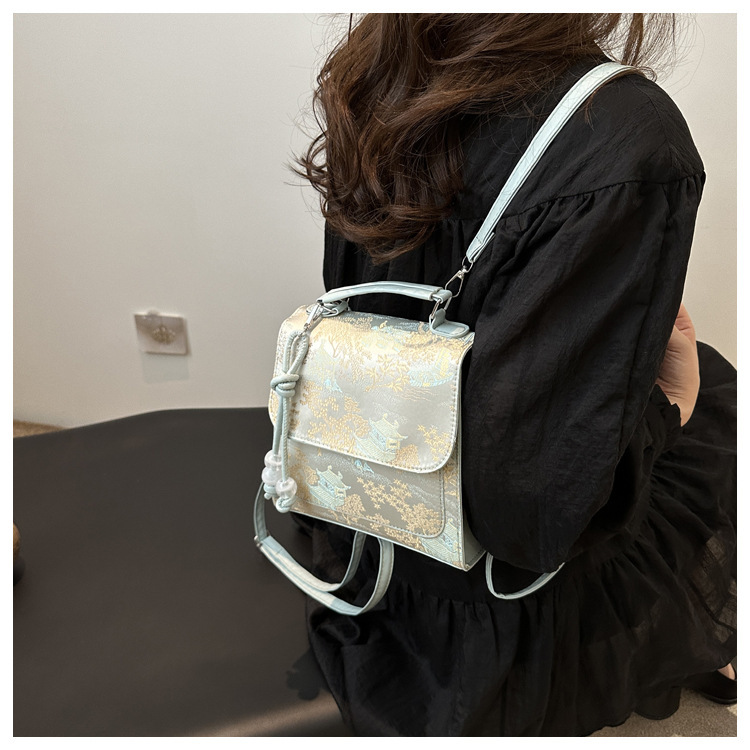 2024 New Style Fashion Design One Shoulder Crossbody Bag with Western Style, Pure Color, Fresh Underarm Texture_voghion.com