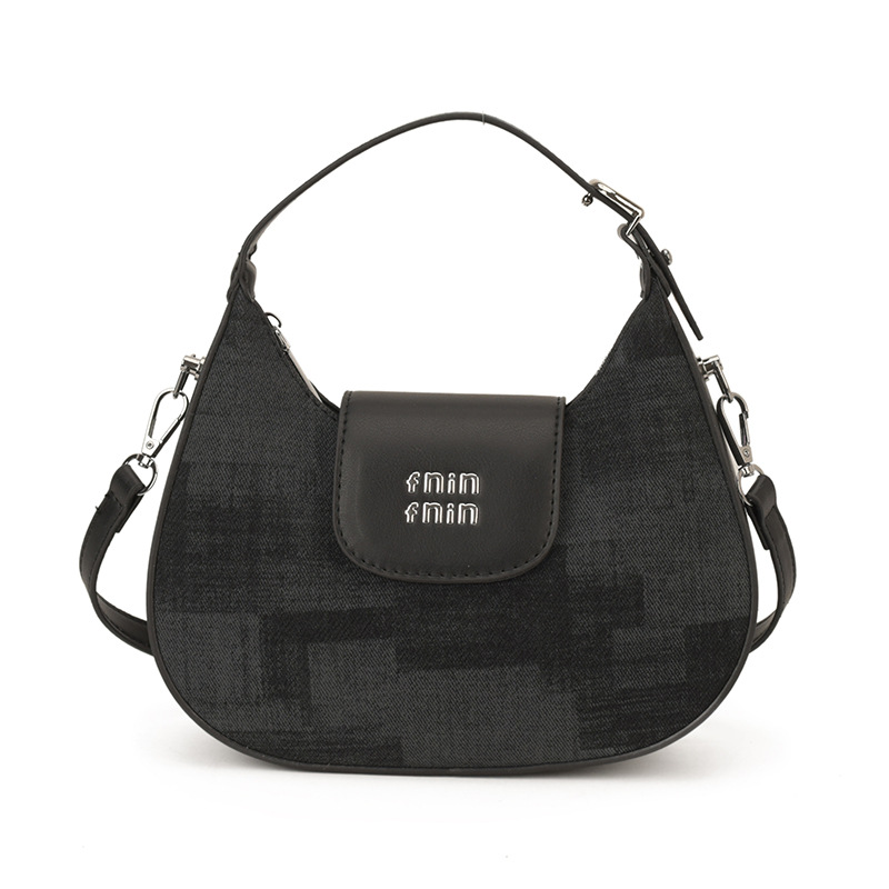 2026 nuevo nicho de diseño bolso de media luna retro bolso de moda universal bolso de mano de mujer casual bajo bolso de hombro