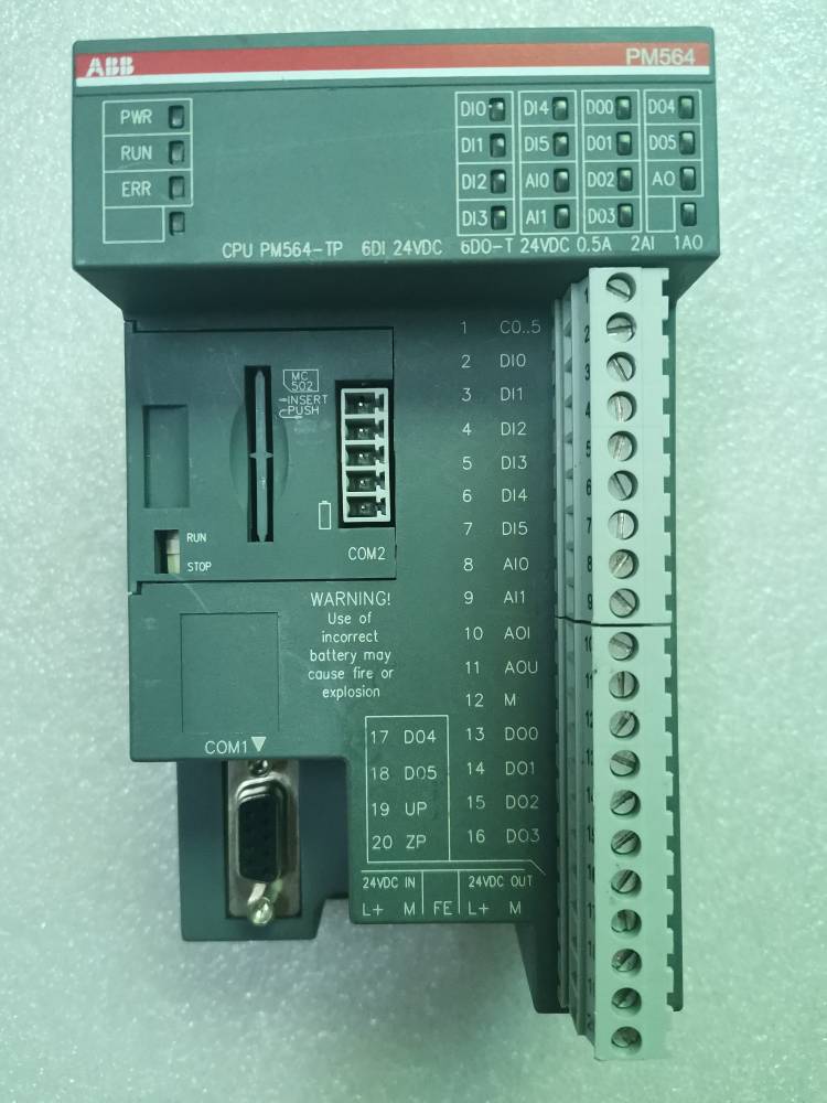 A027*原装拆机 ABB PM564-TP 1SAP120900R0001 成色新 包好 现货