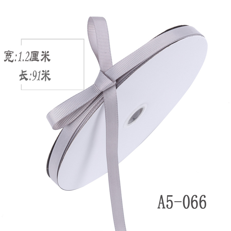 Engrosamiento 1,2 cm de alta densidad costilla cinta arco DIY cinta fruta caja de regalo embalaje cinta de color Ropa Accesorios