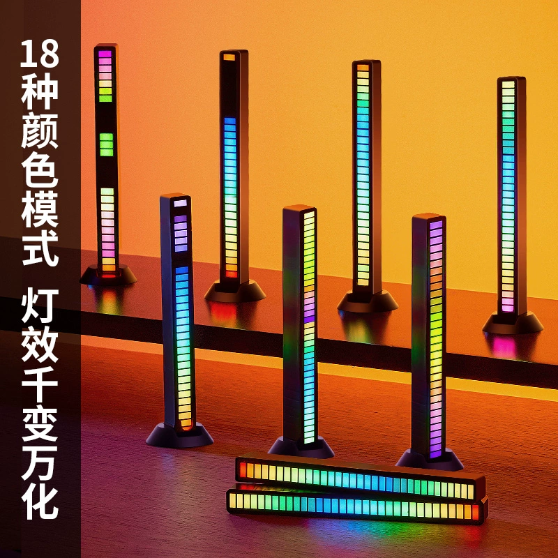 RGB-атмосферная подсветка, световые эффекты для ПК, голосовое управление, музыка и звук, световая подсветка