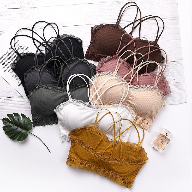Сексуальные кружевное нижнее белье, спортивный бюстгальтер, топ без рукавов, верх бюстгальтер, интернет-звезда, утягивающий эффект, красивая спинка