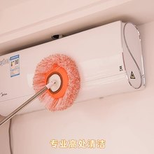 太阳花家用大扫除除灰清洁向日葵拖把可拆洗擦地伸缩杆珊瑚绒布头