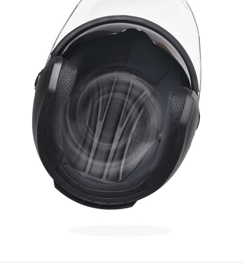 Ad Electric Motorcycle Helmet for Men and Women, Winter Warm Battery Car Safety Helmet, Universal 3C Certified Half Helmet for All Seasons