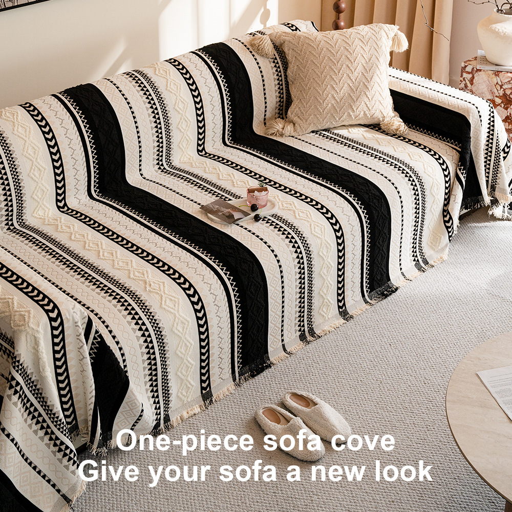 2025 New All-Season Chenille Sofa Towel, Accessible Luxury and High-End Sofa Towel, Non-Slip Sofa Cover Cloth