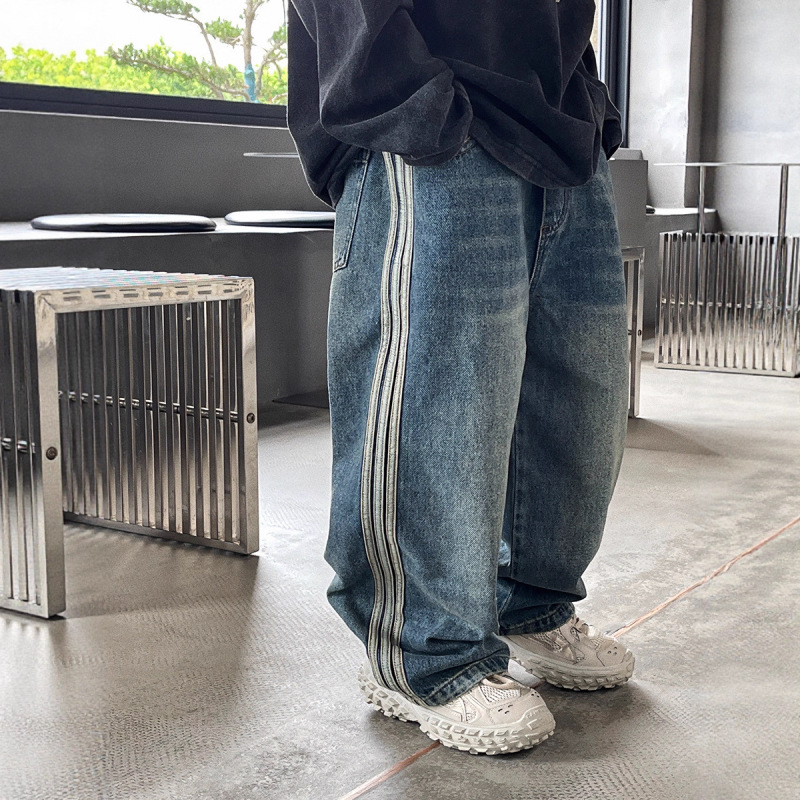 男童裤子牛仔裤春秋季童装新款洋气儿童春秋款休闲男孩韩版长裤|undefined
