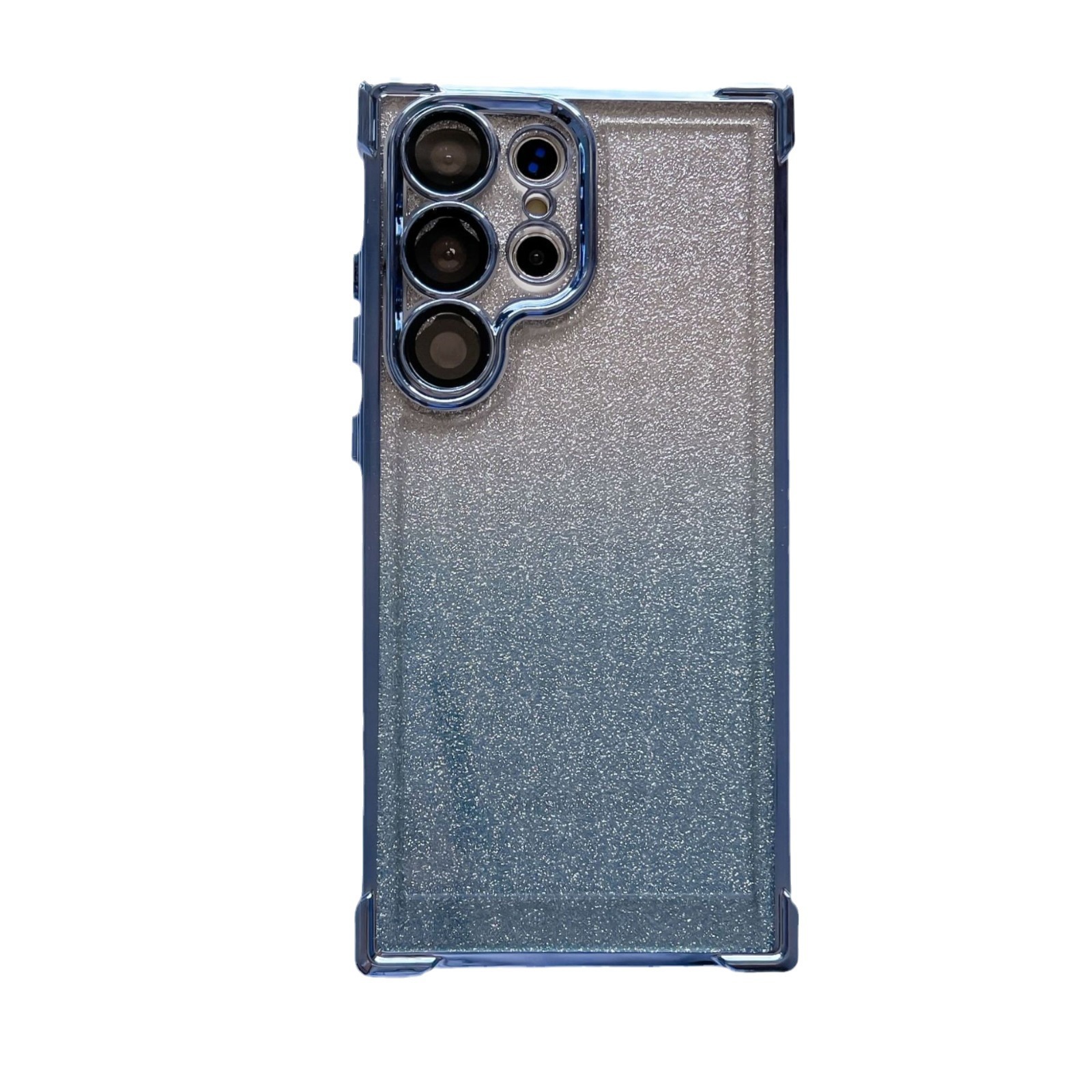 Funda para Teléfono Móvil Samsung S26 Ultra, A17, Electrochapada, con Cuatro Esquinas con Airbag Anticaídas, Degradado Brillante, S25, Funda Rígida Anticaídas