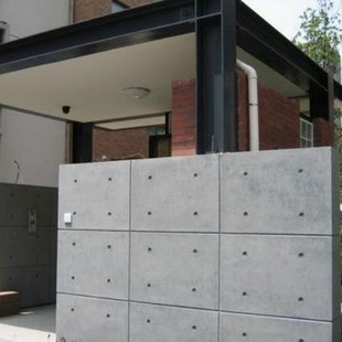 Clear water concrete slab can be used as enclosure, indoor partition, background wall, porch, integrated pouring of hole cement slab