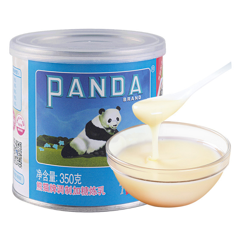 熊猫牌炼乳350g*3罐装调制甜炼奶淡奶咖啡奶茶店烘培蛋挞商用原料|undefined
