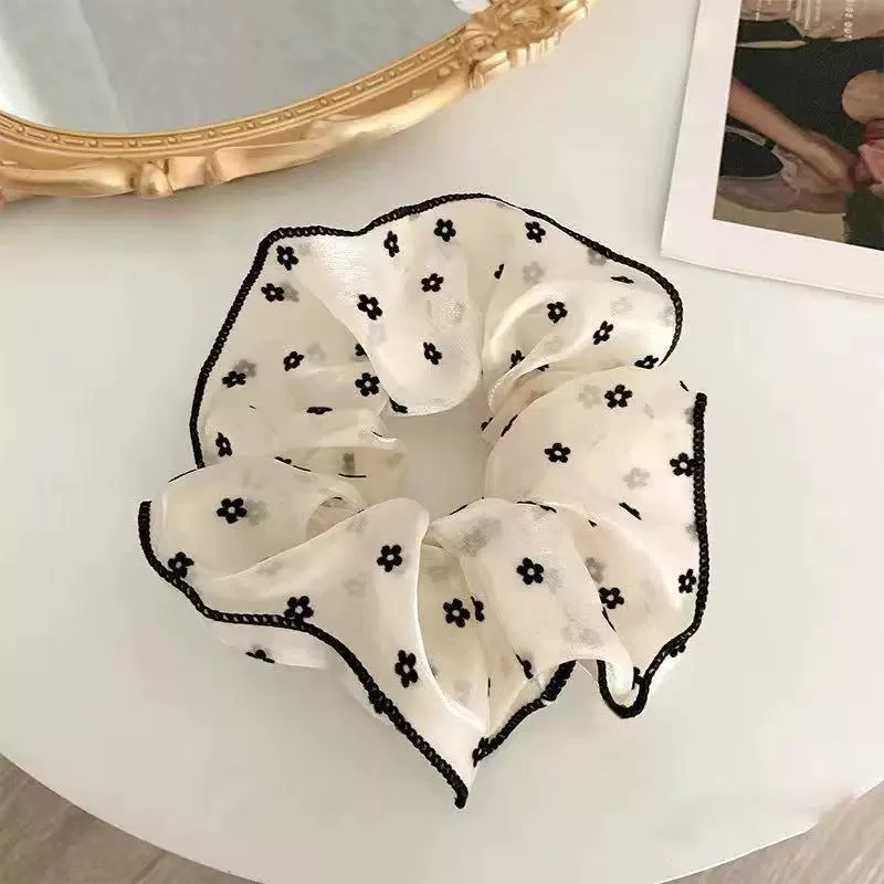 Корея волосы прожиг large intestine hair ribbon полосы галстук голова верёвка сеть красный девочка полный жир кишечника шарик волосы кольцо оптом