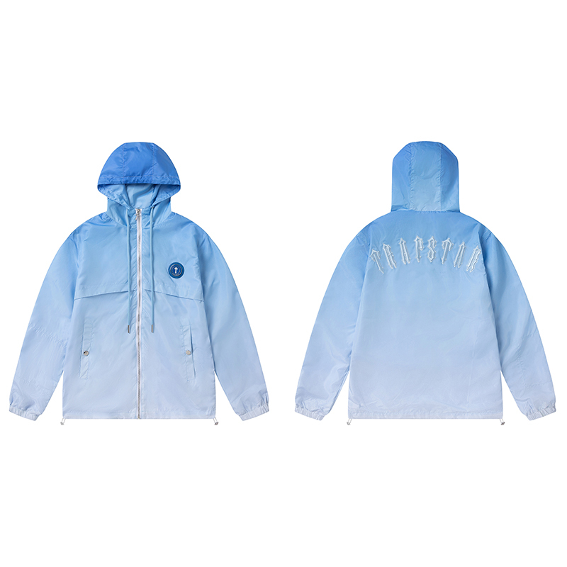 クロスボーダーTrapstar美潮高街男女フード付きジャケット刺繍アルファベットゆるい突撃服ジッパーコート潮|undefined