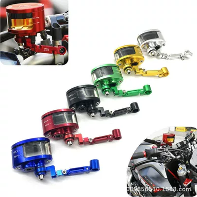 Motorcycle CNC aluminum alloy front brake oil Cup brake pump direct push car model universal modification accessories