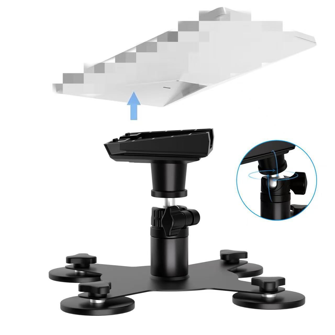 Cross-Border Car Roof Mount with Suction Cup/Magnetic Attachment Suitable for Mini Receiver Brackets, Universal Mount for Cars and Boats