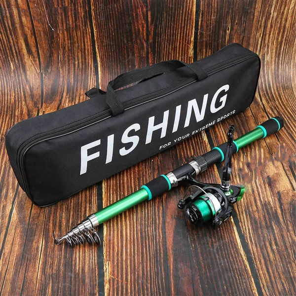 Cross-border 3M fishing rod and tackle set, available in multiple colors, retractable, portable, long-casting, suitable for sea fishing, fishing rod manufacturer wholesale