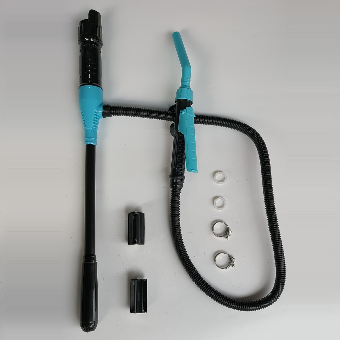 Cross-border bestseller: Controllable flow nozzle electric oil pump, car fuel tank oil extractor, battery-powered oil suction pipe