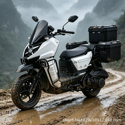 Motosikletlər Boss scooter motorcycle, Tank fuel-powered