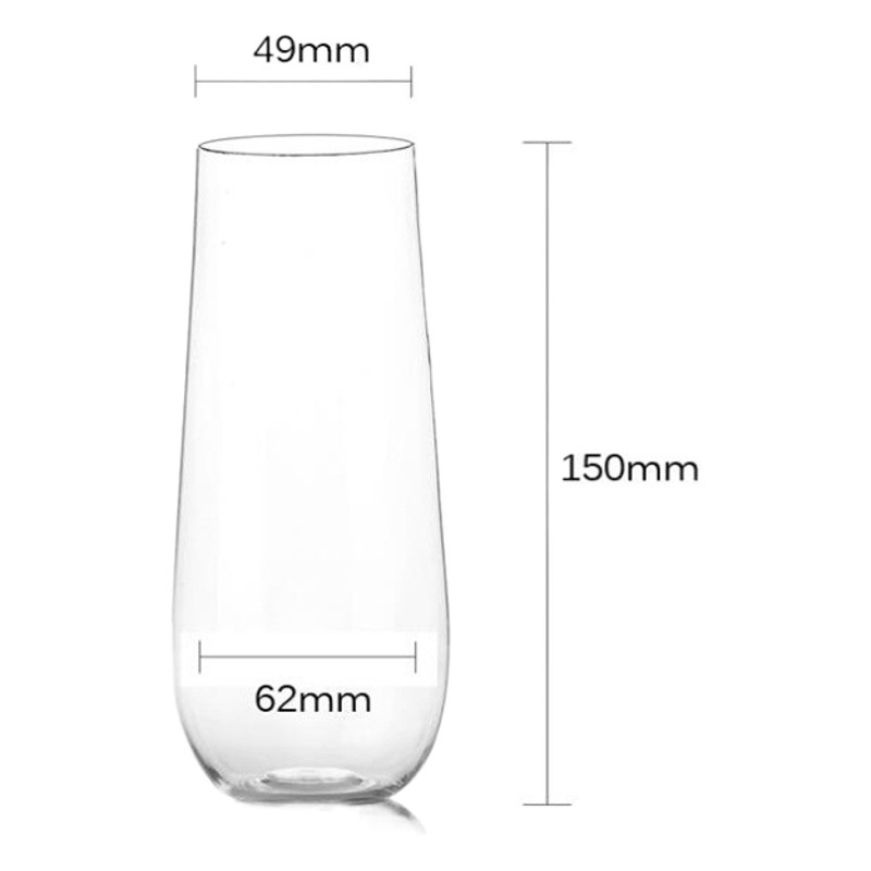 Copas de vino desechables más vendidas de Amazon Copas de champán Copas de vino tinto Copas de vino PET de plástico grueso y translúcido