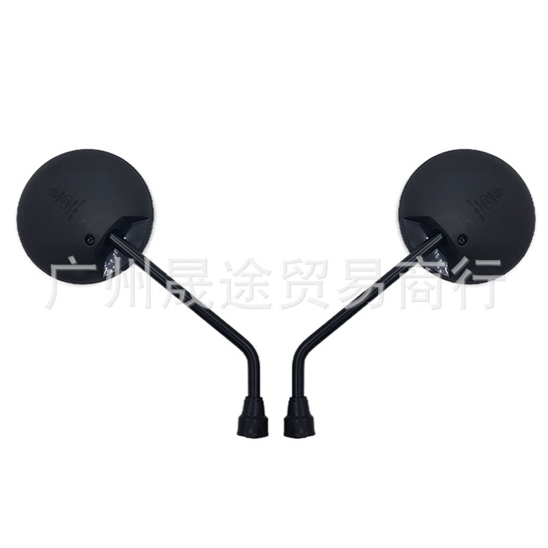 Cross-border motorcycle modified rearview mirror round mirror retro universal XR150 reflector inclined straight rod inverted rear mirror