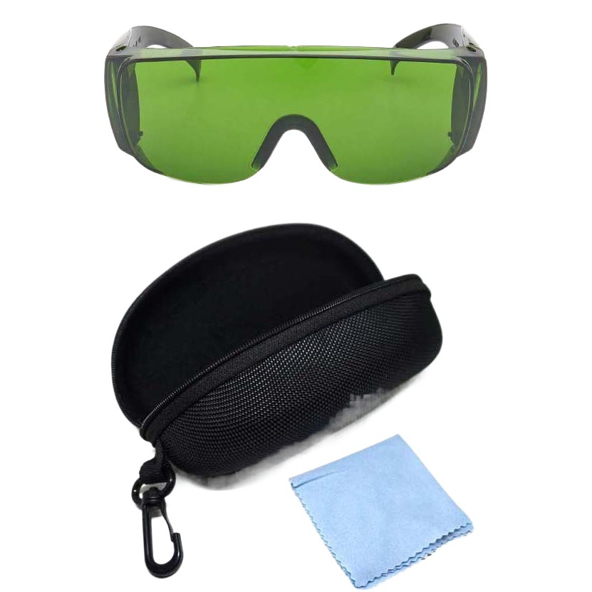 Dark Green Laser Marking Machine Engraving Machine Protective Glasses Beauty Instrument Ultraviolet Laser Engraving Cutting Welding Goggles