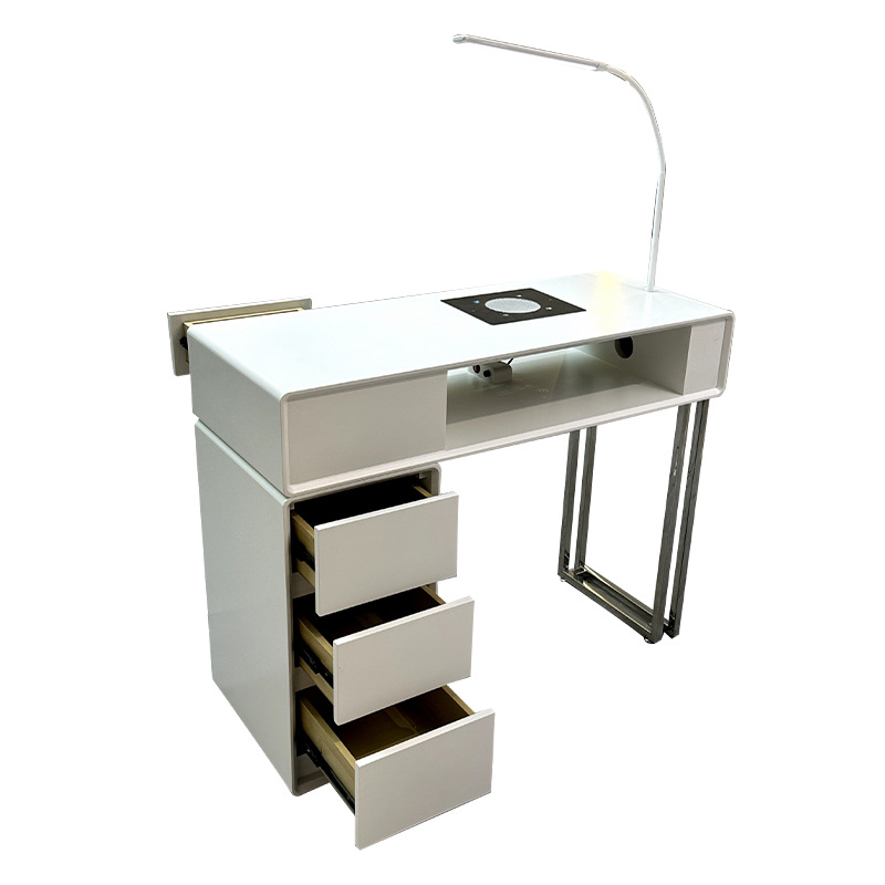 Salón de belleza Mesa de uñas Tienda de ropa moderna simple Bar de bodas Mostrador de caja Mostrador de belleza médica de salón de lujo ligero