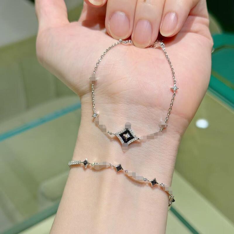 Lo Popular Model La High-End Version Sparkling Star Bracelet Rose Bracelet Light Luxury Fashion Celebrity Style Sparkling Star Series