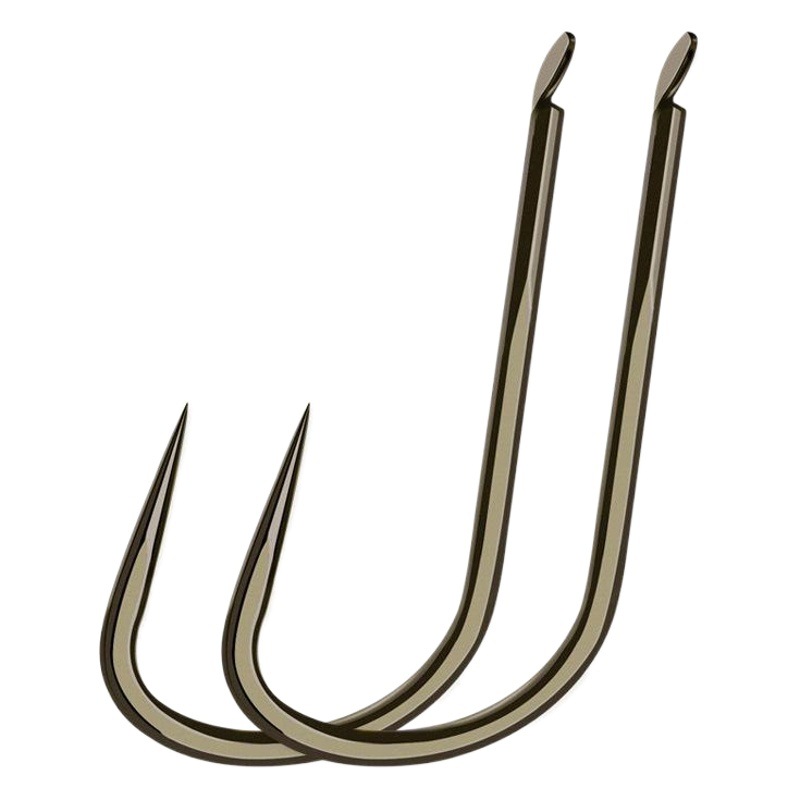 Bulk titanium alloy flat fight fly knock fly copy strengthen new kanto black pit super sharp tip fishing gear fishing hook