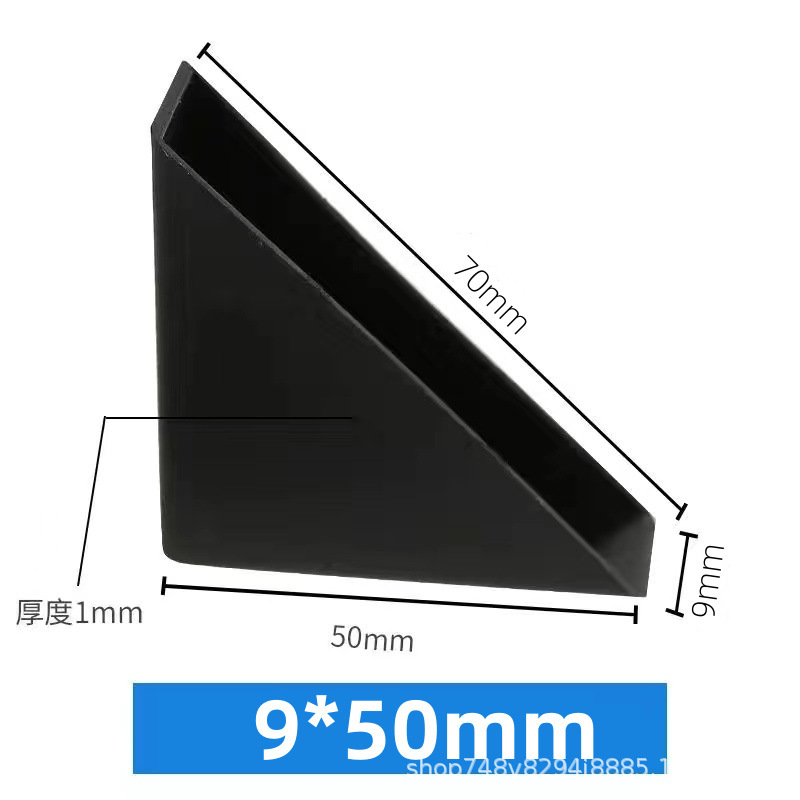 Embalaje de muebles triángulo anticolisión protección de esquina de plástico vidrio mármol protección de esquina de plástico fabricante