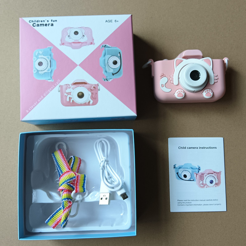 X2子供カメラは高精細ミニプリントカメラで撮影できます。