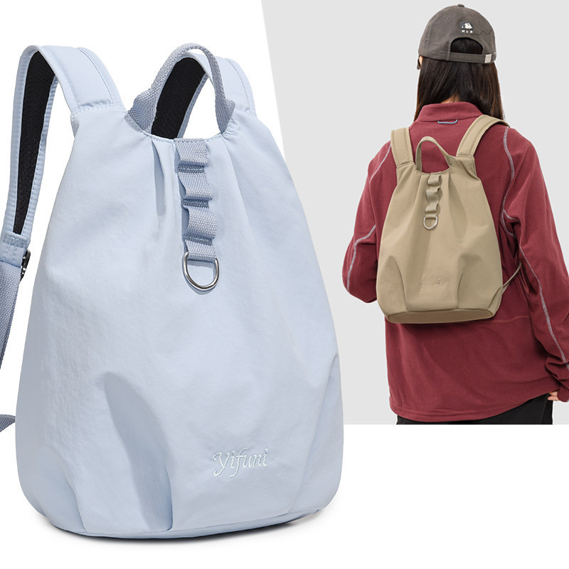 Spring and summer outdoor hiking travel bag for women, lightweight Oxford cloth new style vest backpack, water-resistant Spring and summer outdoor hiking travel bag for women, lightweight Oxford cloth new style vest backpack, water-resistant