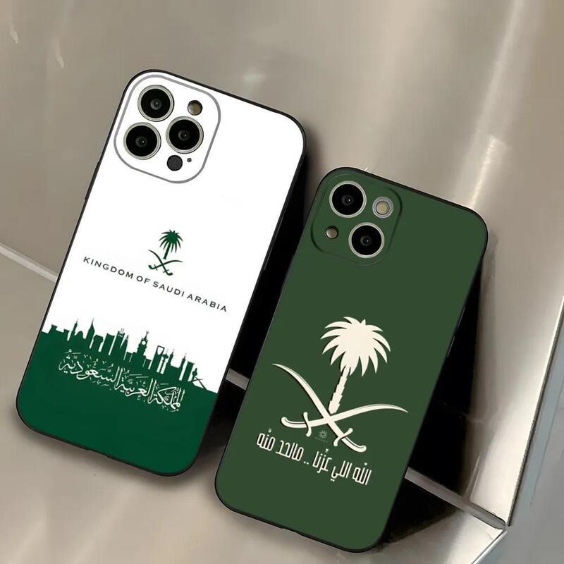 Suitable for Apple Iphone13 Mobile Phone Case Saudi Arabia Flag Mobile Phone Case Drop-Shipping Painted Anti-Fall Flower Suitable for Apple Iphone13 Mobile Phone Case Saudi Arabia Flag Mobile Phone Case Drop-Shipping Painted Anti-Fall Flower