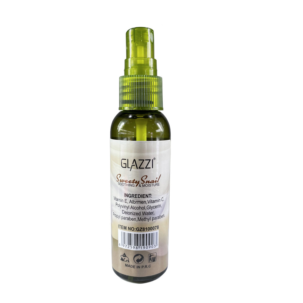 GLAZZI nuevo spray de maquillaje refrescante maquillaje loción de maquillaje portátil 60ml hidratante duradera transparente transfronteriza