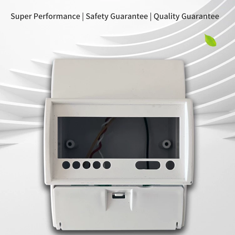 Корпус однофазного счетчика электроэнергии с направляющей рейкой типа XJ-S-17 (4P) из пластика