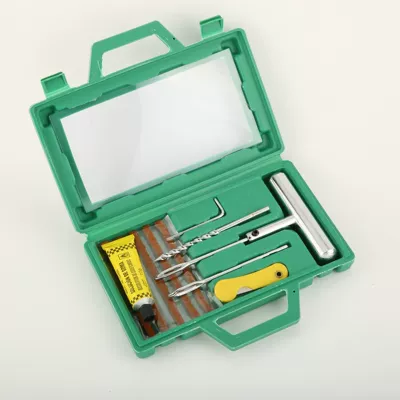 Car repair tire repair tool Repair kit - 11pc-green-box
