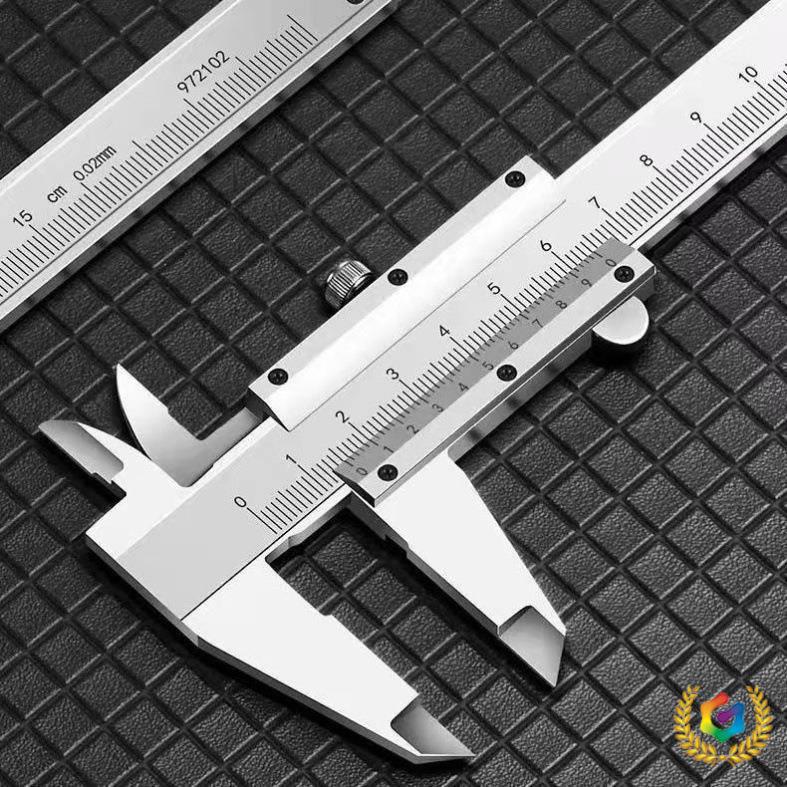 ✅不锈钢游标卡尺高精度工业级家用油表0-150mm-200mm-300mm测量