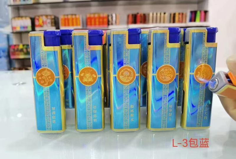 新品メタルライターL3、絵画入り、直噴式、防風、メーカー直販、義烏電子防風ライター|undefined