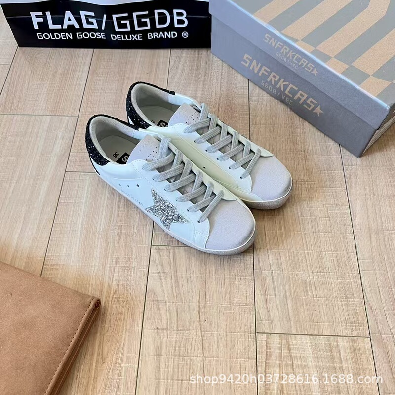 ggdb跨境批发男女同款星星脏脏鞋休闲平底板鞋做旧小白鞋潮流百搭|undefined