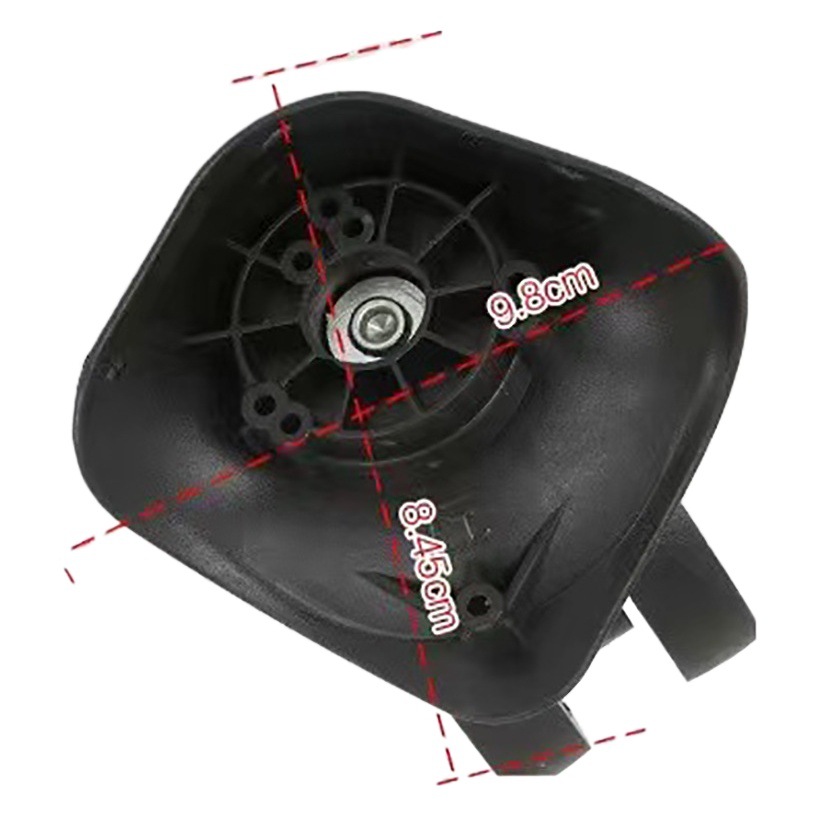 Supply luggage accessories trolley case 360 degrees universal wheel luggage base wheel wear-resistant