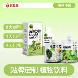 定制沙拉果蔬饮料OEM代加工混合代餐液体沙拉贴牌益生元酵素果汁