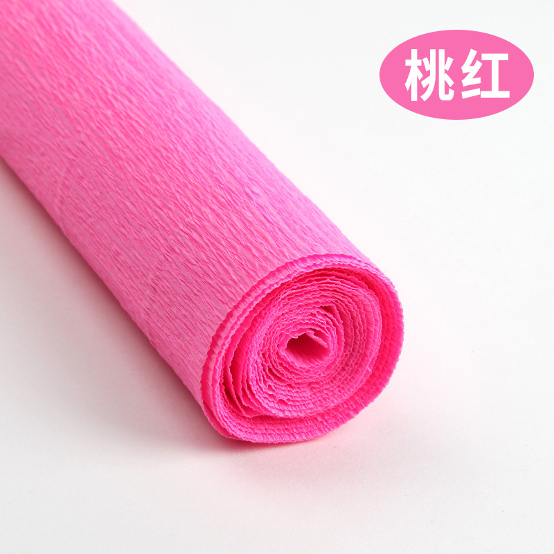 縁取り紙カラー厚手シワ紙手作り花制作材料紙diyシワ紙バラ手作り折り紙|undefined