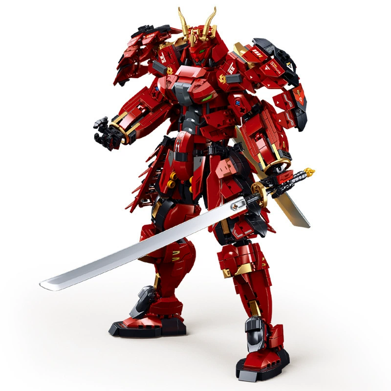 Xiaolu Banjia Samurai M38-B1183 Booth Tide Play Model, собранная для детей, чтобы собрать игрушечного робота для мальчиков.